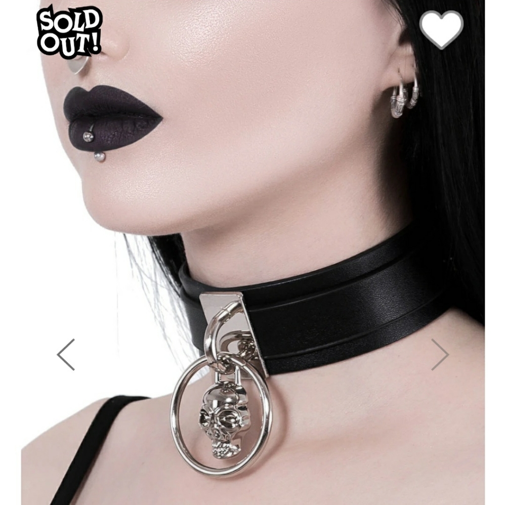 Killstar Goth Skull Choker